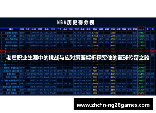老詹职业生涯中的挑战与应对策略解析探索他的篮球传奇之路